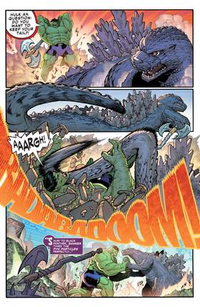 Read Godzilla Destroys The Marvel Universe (2025)  4 Page 10 in English