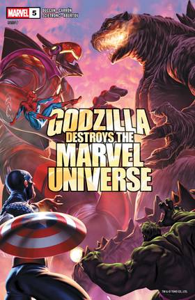 Read Godzilla Destroys The Marvel Universe (2025)  5 Page 1 in English