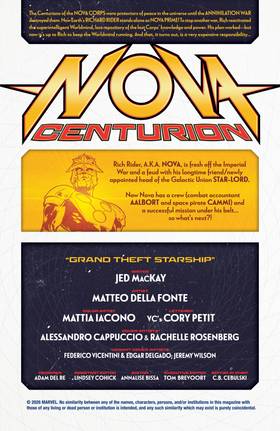 Read Nova: Centurion (2025)  4 Page 3 in English