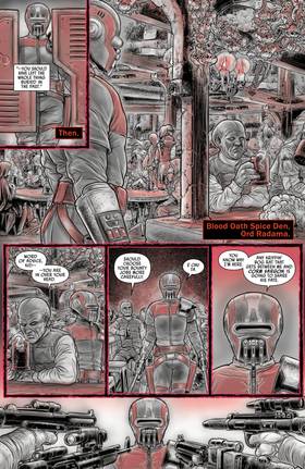 Read Star Wars: Boba Fett - Black, White & Red (2025)  3 Page 9 in English