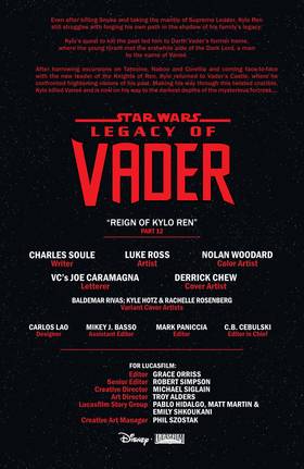Read Star Wars: The Legacy Of Vader (2025)  12 Page 2 in English