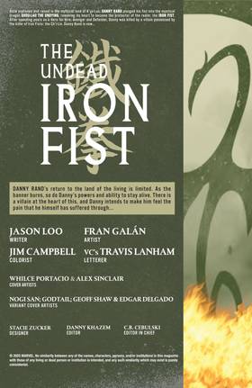 Read The Undead Iron Fist (2025)  2 Page 2 in English