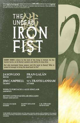 Read The Undead Iron Fist (2025)  3 Page 2 in English