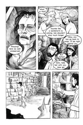 Read Classic Horror Comics: Curse of the Mummy's Stone  1 Page 9 in English