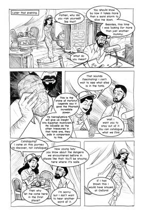 Read Classic Horror Comics: Curse of the Mummy's Stone  1 Page 10 in English