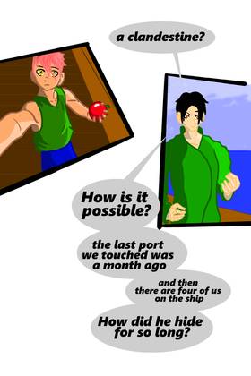Read sea-colored dress  1 Page 8 in English