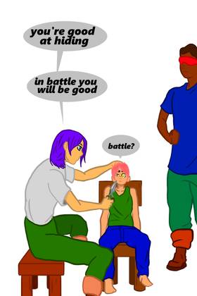 Read sea-colored dress  7 Page 8 in English