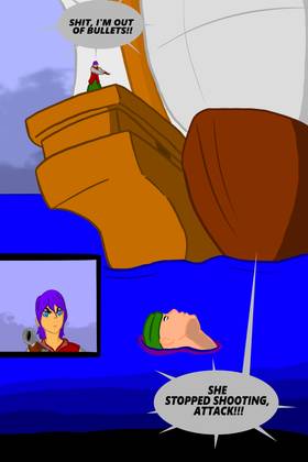 Read sea-colored dress  8 Page 1 in English