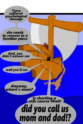 Read sea-colored dress  14 Page 6 in English