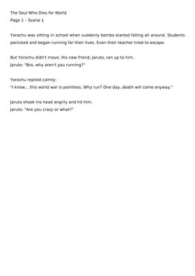 Read The souls who die for World  1 Page 1 in English