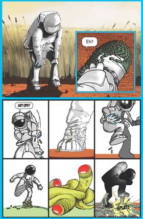 Read Charlie Mike Comix Issue 7 (LT Neilson vs Space Worms)  2 Page 3 in English