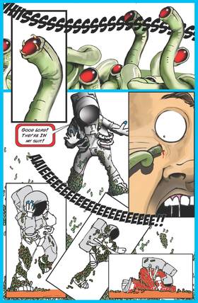Read Charlie Mike Comix Issue 7 (LT Neilson vs Space Worms)  2 Page 4 in English