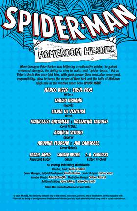 Read Spider-Man: Homeroom Heroes (2024-)  1 Page 2 in English