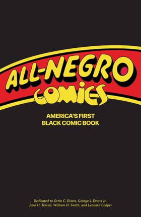 Read All-Negro Comics  1 Page 3 in English