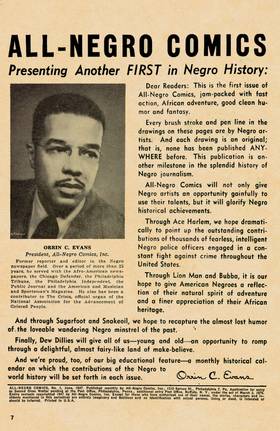 Read All-Negro Comics  1 Page 8 in English