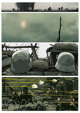Read Charlie Mike Comix Issue 6 "The Harlem Hellfighters"  1 Page 8 in English