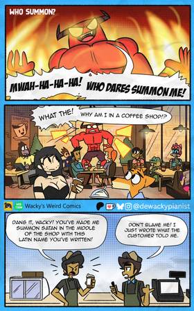 Read Wacky's Weird Comics  140 Page 1 in English