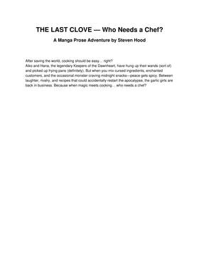 Read The Last Clove A Tale of Magic and Garlic  2 Page 1 in English
