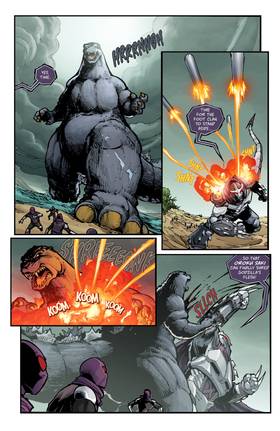 Read Teenage Mutant Ninja Turtles x Godzilla  5 Page 5 in English