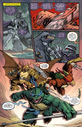 Read Teenage Mutant Ninja Turtles x Godzilla  5 Page 8 in English