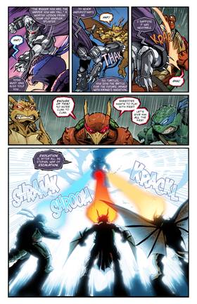 Read Teenage Mutant Ninja Turtles x Godzilla  5 Page 9 in English