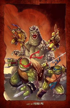 Read Teenage Mutant Ninja Turtles x Godzilla  1 Page 5 in English