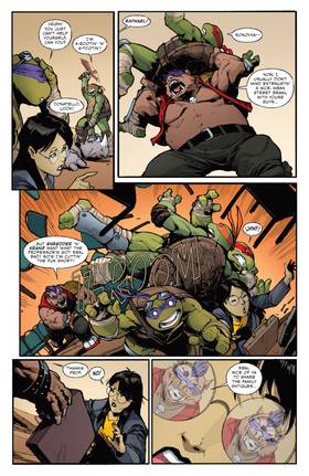 Read Teenage Mutant Ninja Turtles x Godzilla  1 Page 8 in English