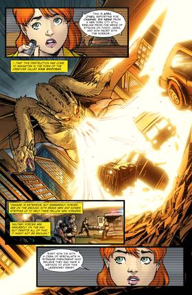 Read Teenage Mutant Ninja Turtles x Godzilla  2 Page 3 in English