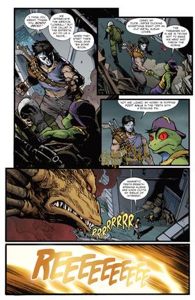 Read Teenage Mutant Ninja Turtles x Godzilla  2 Page 6 in English