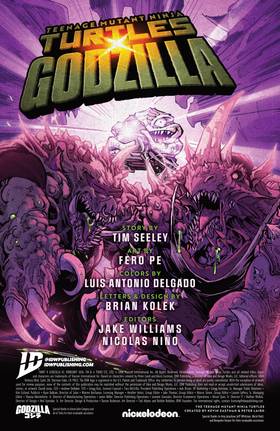 Read Teenage Mutant Ninja Turtles x Godzilla  3 Page 2 in English