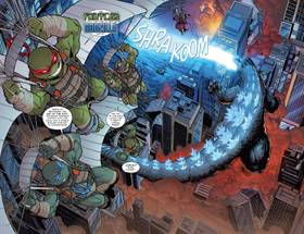 Read Teenage Mutant Ninja Turtles x Godzilla  3 Page 4 in English