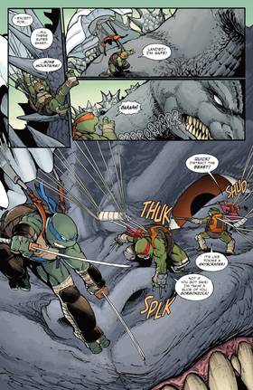 Read Teenage Mutant Ninja Turtles x Godzilla  3 Page 5 in English