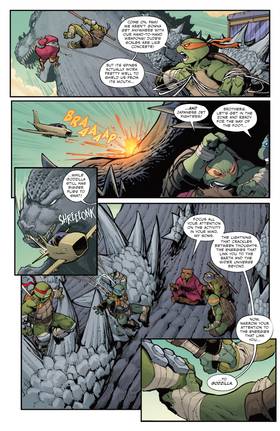 Read Teenage Mutant Ninja Turtles x Godzilla  3 Page 6 in English