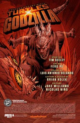 Read Teenage Mutant Ninja Turtles x Godzilla  4 Page 2 in English