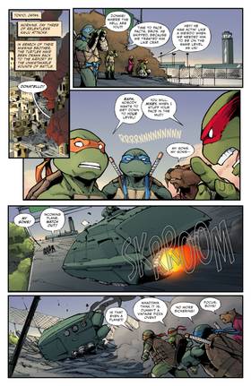 Read Teenage Mutant Ninja Turtles x Godzilla  4 Page 3 in English
