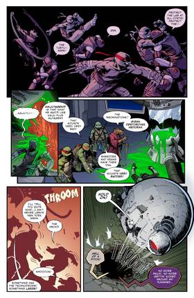 Read Teenage Mutant Ninja Turtles x Godzilla  4 Page 6 in English