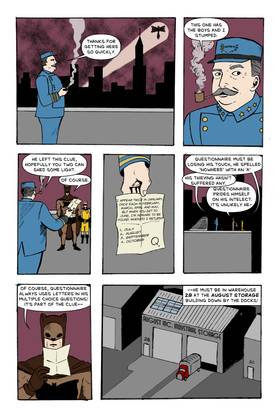 Read Third Basement Superhero Parody Comics  1 Page 4 in English