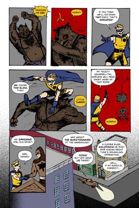 Read Third Basement Superhero Parody Comics  1 Page 8 in English