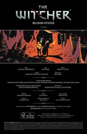 Read The Witcher: Blood Stone  3 Page 2 in English