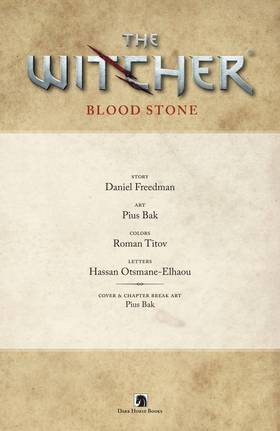 Read The Witcher: Blood Stone  1 Page 5 in English