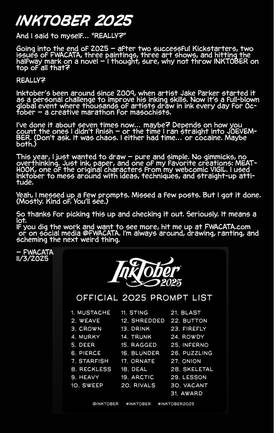 Read FWACATA - Inktober Artbook  1 Page 2 in English