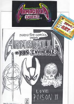 Read nuero fire comics presents Armadilla das Invincible #2 premiere pre  release ashcan edition 2025  1 Page 1 in English