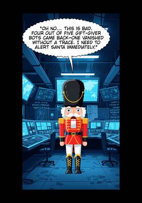 Read Santa story  1 Page 8 in English