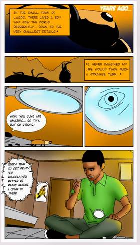 Read Mite Man Orgins  1 Page 4 in English