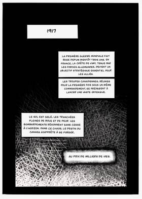 Read L'histoire de la Bataille de Vimy, mon soldat ||oneshot||  1 Page 3 in French