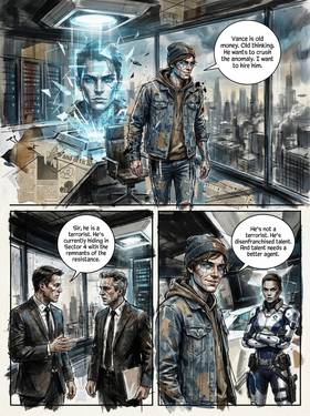 Read Glitch City Blues  7 Page 4 in English