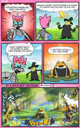 Read My Alien Robot Girlfriend  12 Page 1 in English