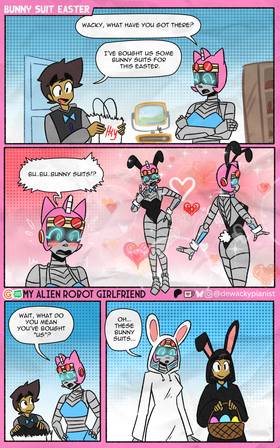 Read My Alien Robot Girlfriend  14 Page 1 in English