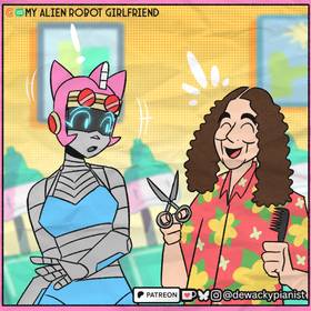 Read My Alien Robot Girlfriend  18 Page 4 in English