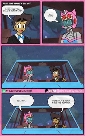 Read My Alien Robot Girlfriend  3 Page 1 in English